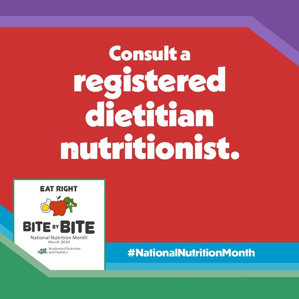 National Nutrition Month Bite by Bite Tip #4 Graphic